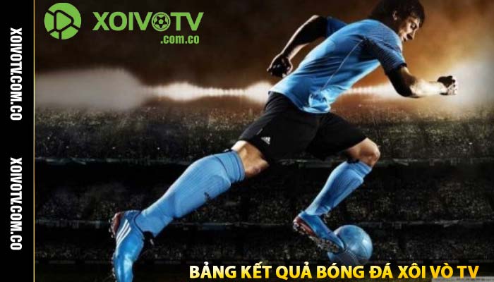 bảng kết quả bóng đá xôi vò tv